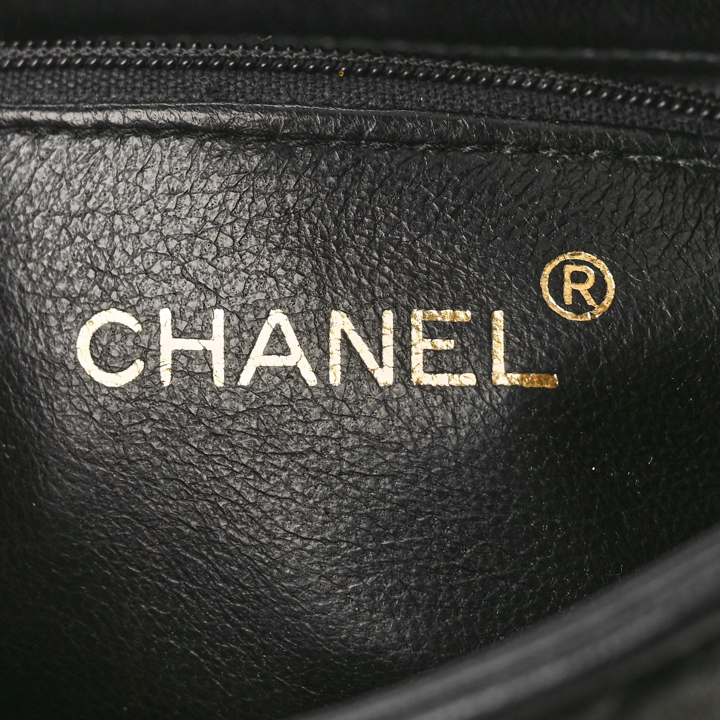 Lambskin Quilted Tassel Drawstring Black
