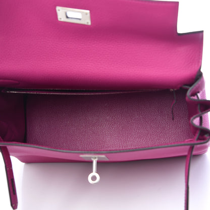 Hermes Togo Kelly Retourne 28 Rose Pourpre 7 of 42