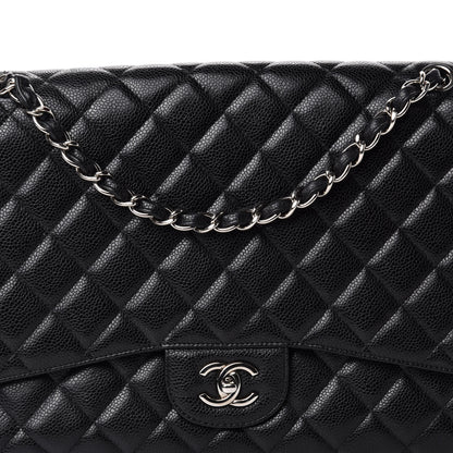 Chanel Caviar Quilted Maxi Single Flap Black 12 of 12