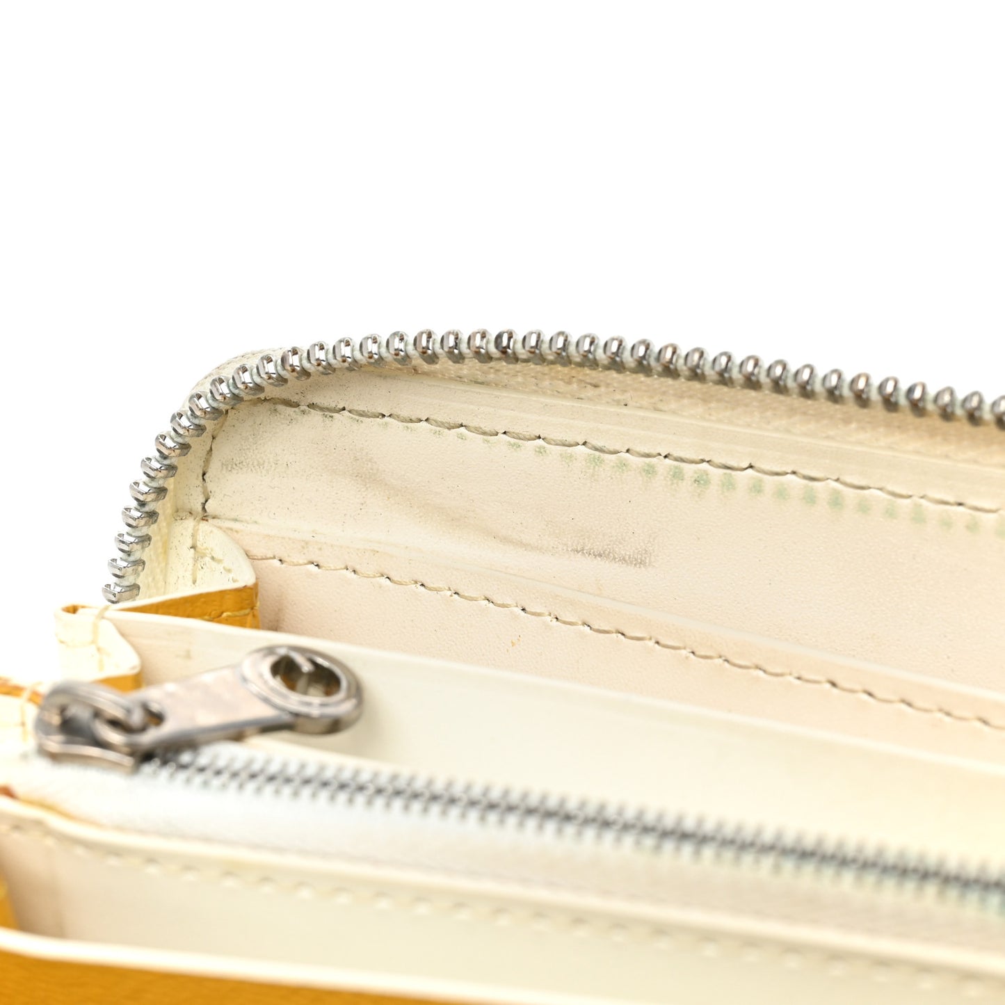 Goyardine Matignon Zip Around GM Wallet White