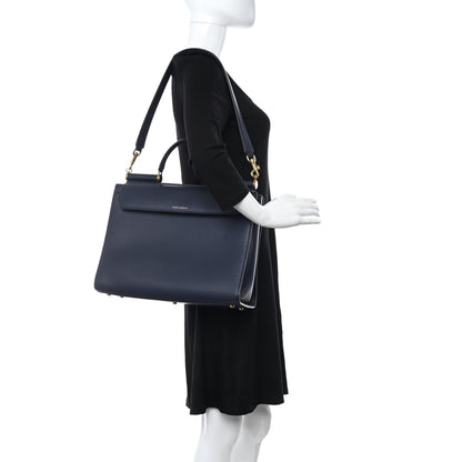 Dolce & Gabbana Calfskin Large Sicily 62 Blue 2 of 13