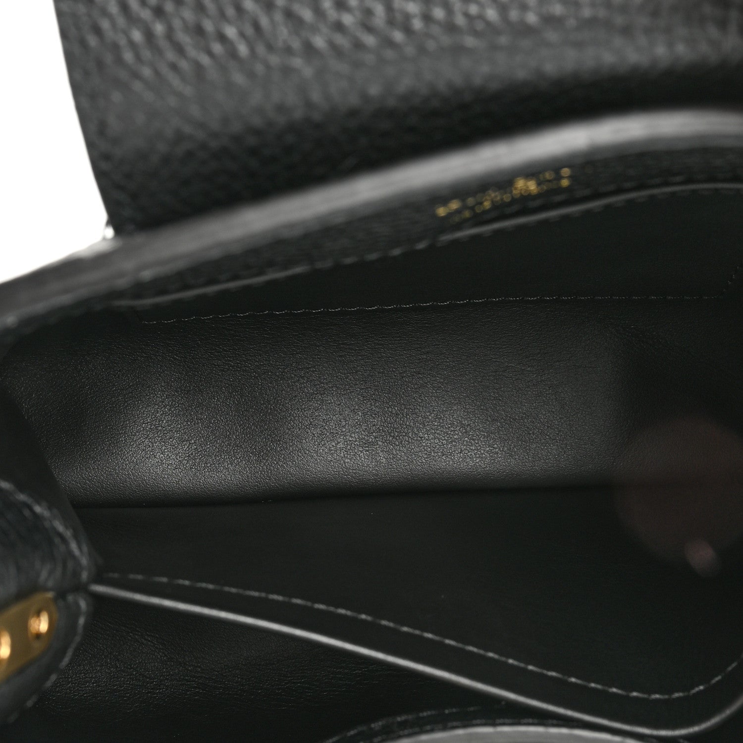 Louis Vuitton Taurillon Mini Capucines Black 5 of 9