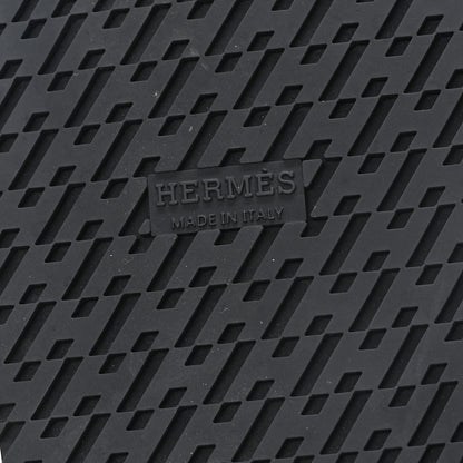 Hermes Calfskin Monk Mules  37 Black 7 of 8