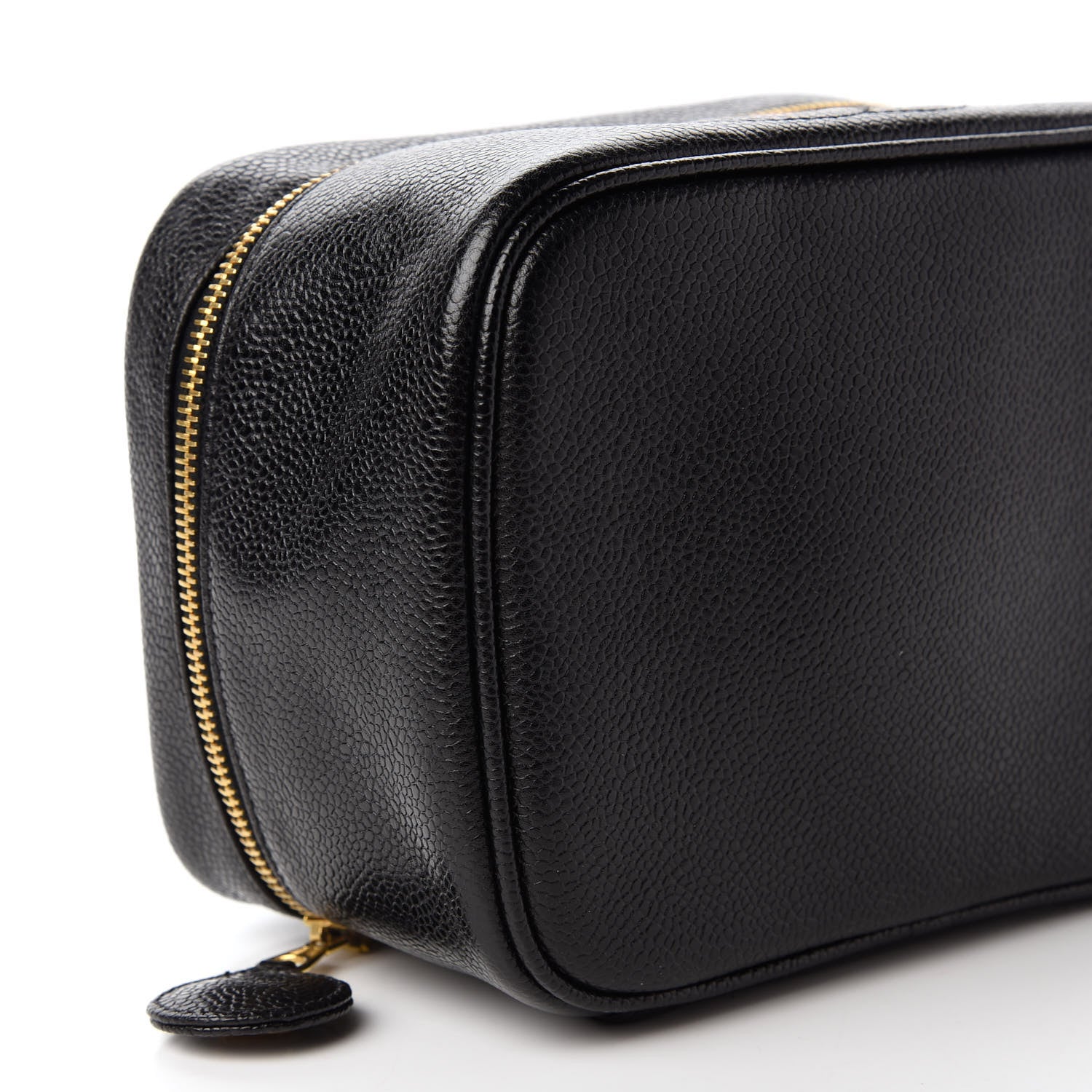 Chanel Caviar Vanity Cosmetic Case Black 6 of 11