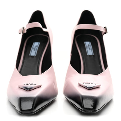 Prada Spazzolato Modellerie Mary Jane 95mm Pumps 39.5 Alabastro 3 of 8