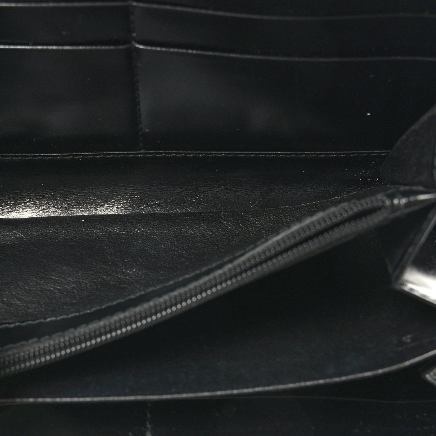 Gucci Imprime Monogram GG Pierce Zip Around Wallet Black 6 of 7