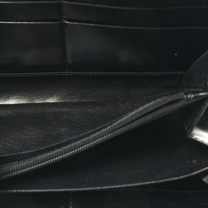 Gucci Imprime Monogram GG Pierce Zip Around Wallet Black 6 of 7