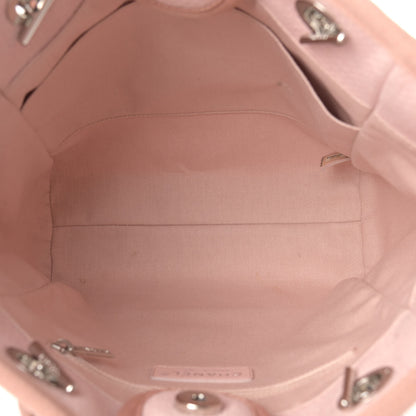 Chanel Canvas Mini Deauville Tote Pink 5 of 12