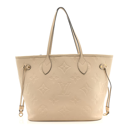 Louis Vuitton Empreinte Monogram Giant Neverfull MM Cream 1 of 16