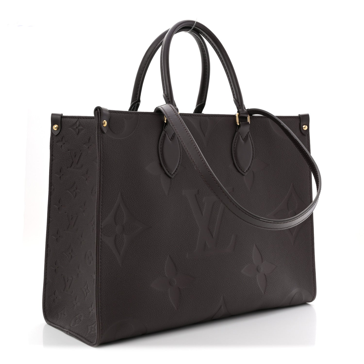 Louis Vuitton Empreinte Monogram Giant Onthego MM Chocolate 3 of 11