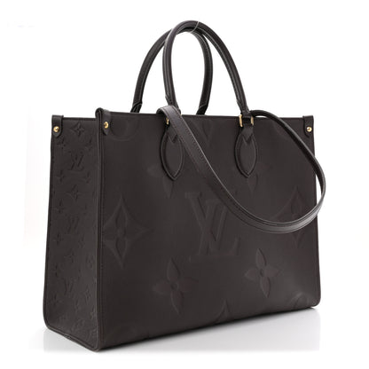 Louis Vuitton Empreinte Monogram Giant Onthego MM Chocolate 3 of 11