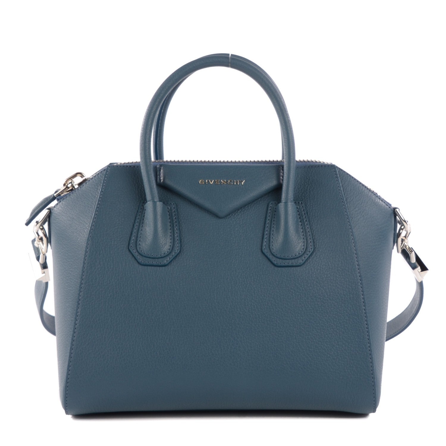 Givenchy Sugar Goatskin Small Antigona Mineral Blue 1 of 9