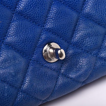 Chanel Caviar Quilted Jumbo Easy Flap Blue 21 of 35