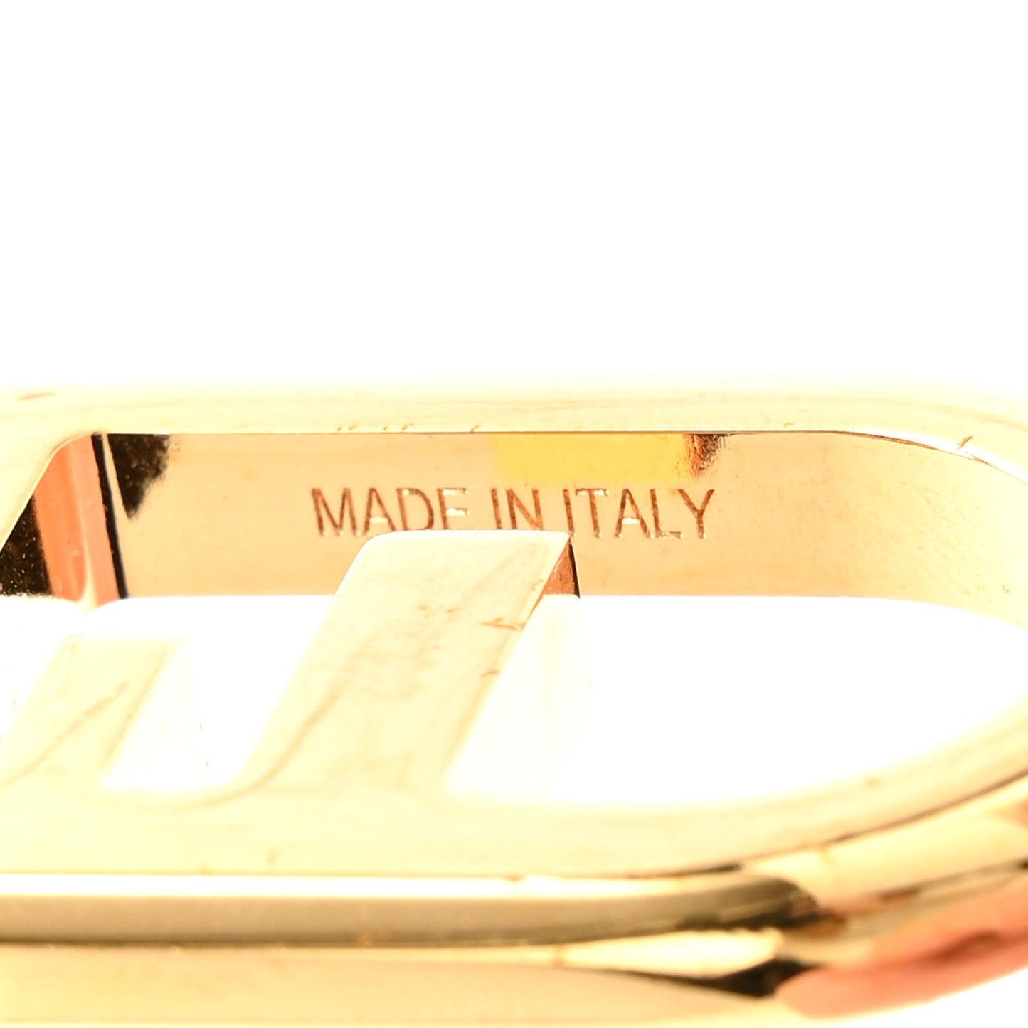 Metal O'Lock Strap You Gold