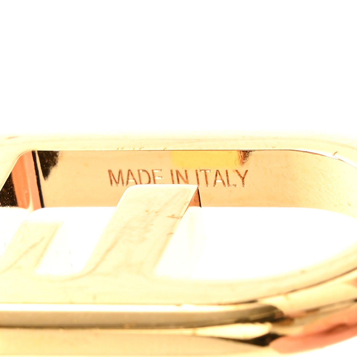 Fendi Metal O'Lock Strap You Gold 4 of 6