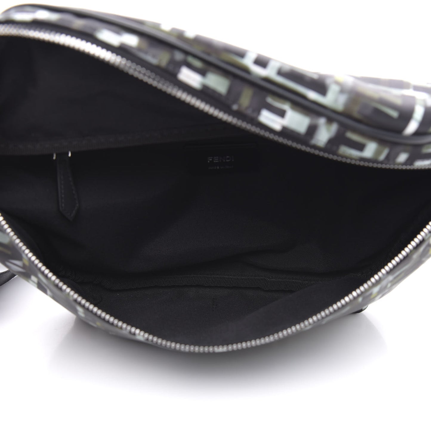 Nylon CamouFF Belt Bag Black Multicolor