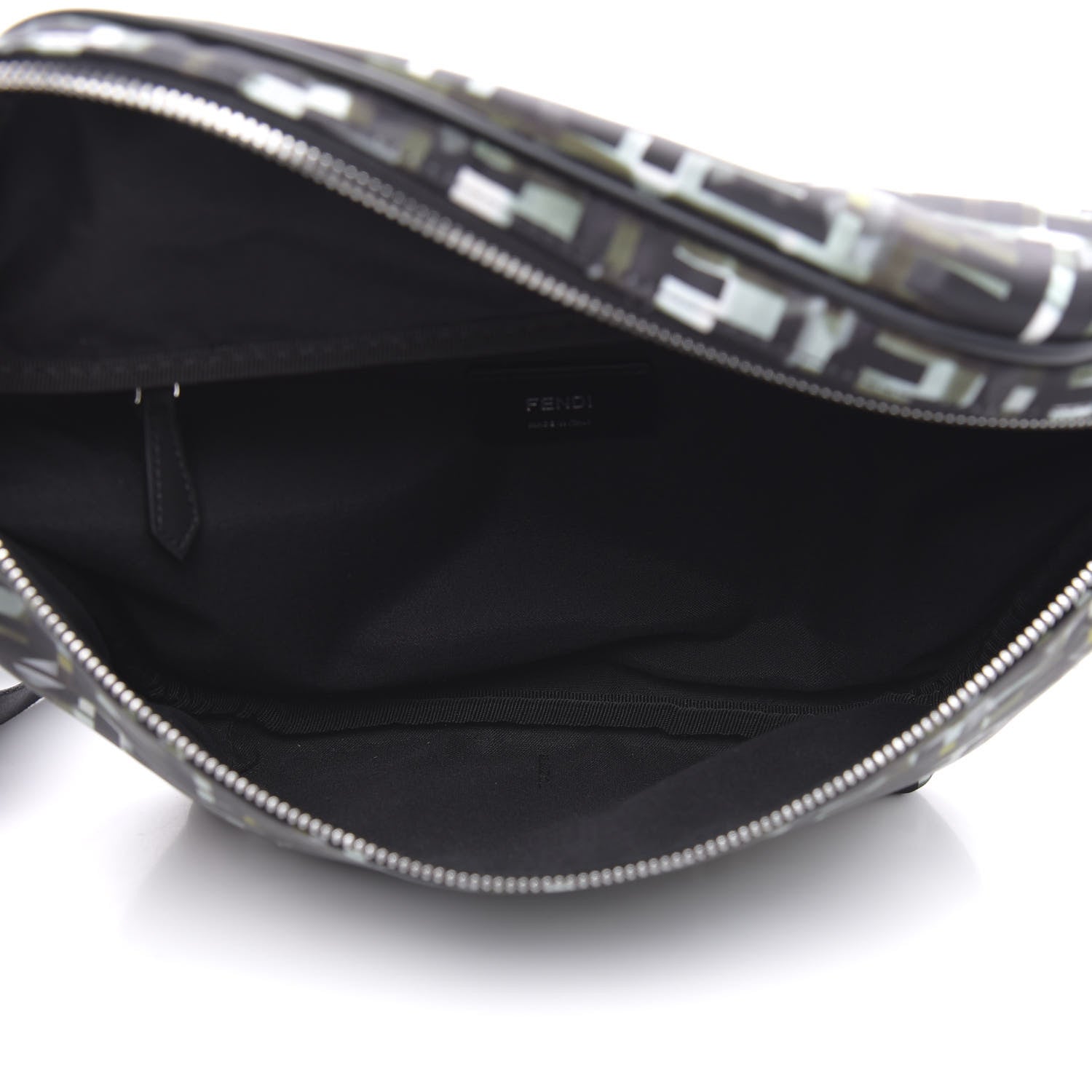 Fendi Nylon CamouFF Belt Bag Black Multicolor 5 of 9