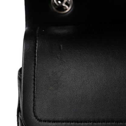 Chanel Lambskin Quilted Jumbo Double Flap Black 11 of 12