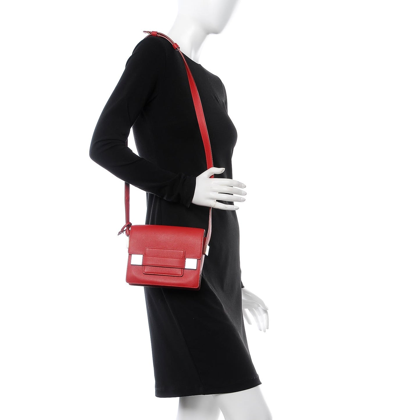 Calfskin Mini Madame Crossbody Lipstick