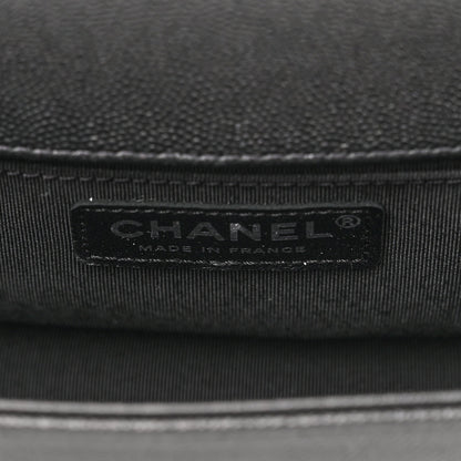 Chanel Caviar Quilted Medium Boy Flap So Black 6 of 10