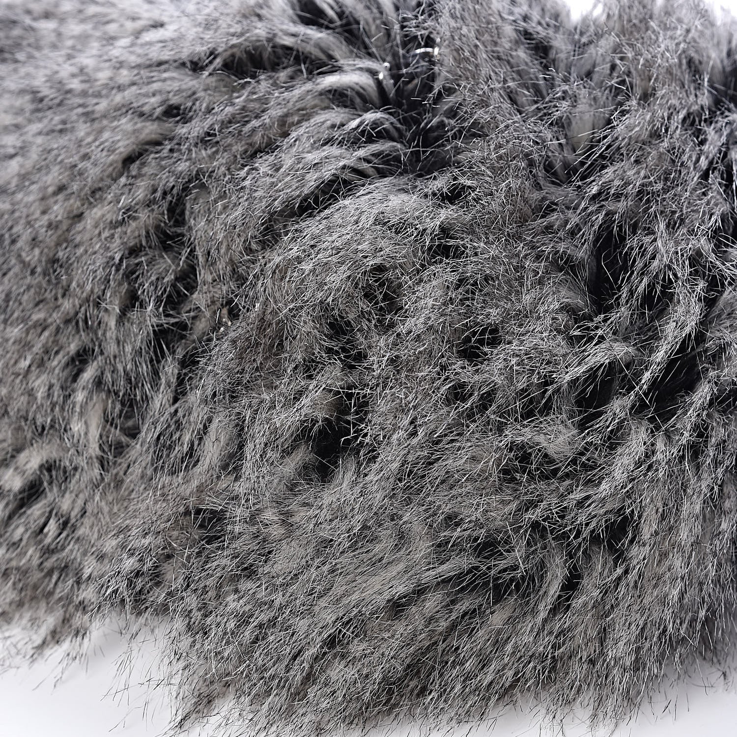 Chanel Arctic Fantasy Fur Large Tote Grey 10 of 11