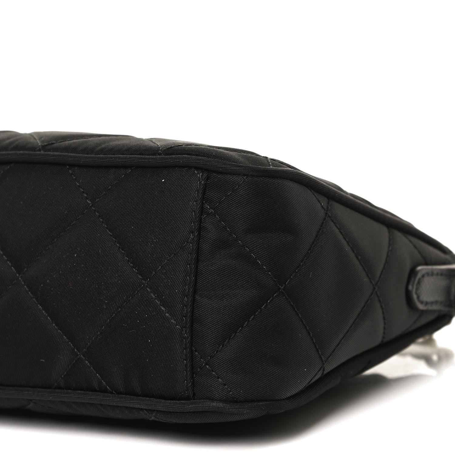 Prada Nylon Tessuto Impuntu Quilted Crossbody Bag Black 11 of 11