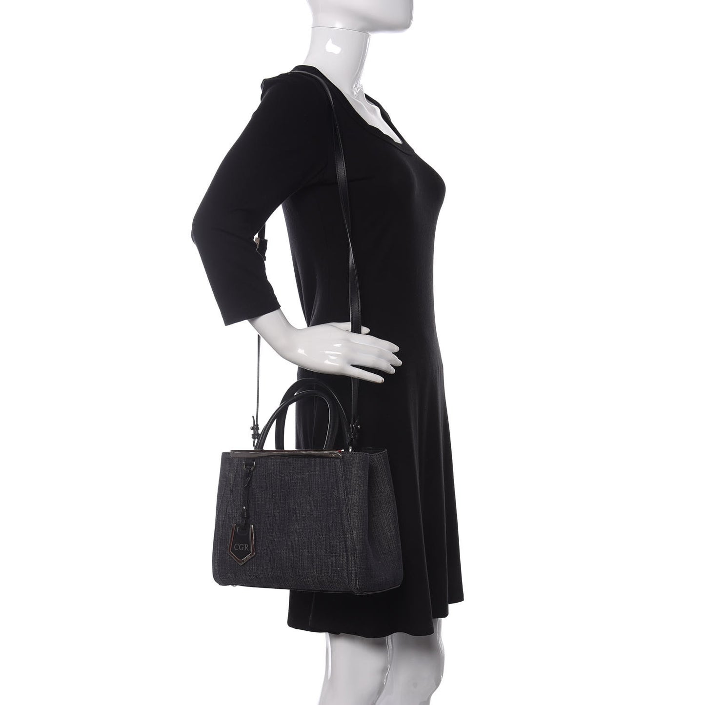 Denim Petite 2Jours Tote Blue Black