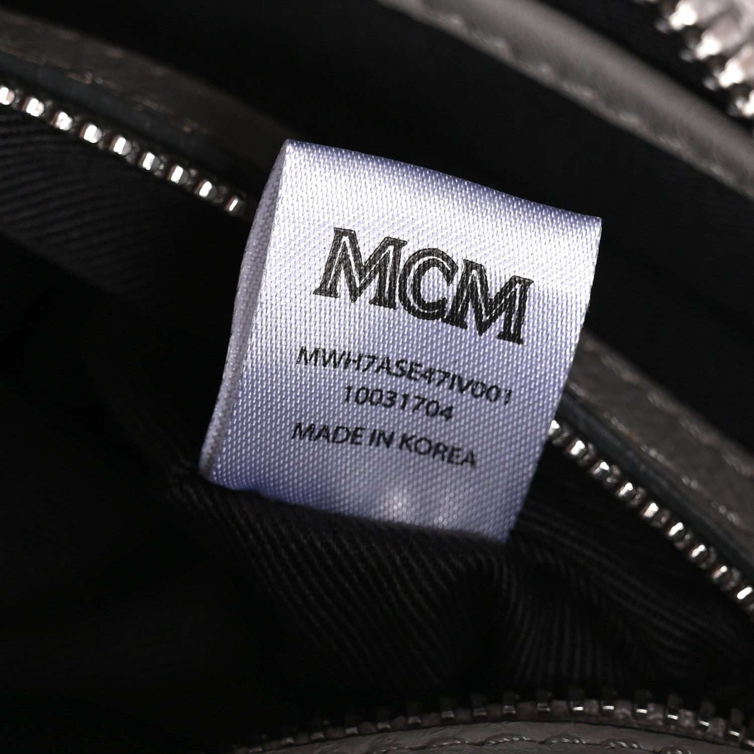MCM Calfskin Ottomar Monogram Essential Hobo Dove 7 of 10