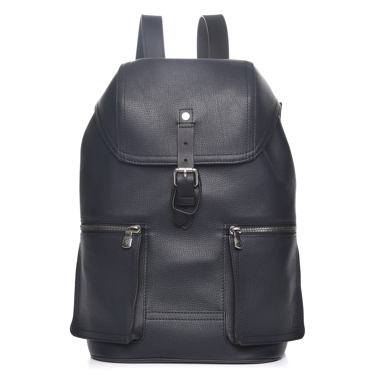 Utah Calfskin Canyon Backpack Blue Marine