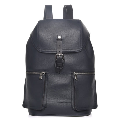 Louis Vuitton Utah Calfskin Canyon Backpack Blue Marine 1 of 7