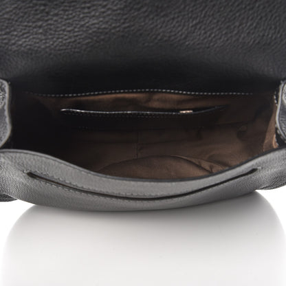 Chloe Grained Calfskin Medium Marcie Saddle Bag Black 5 of 8