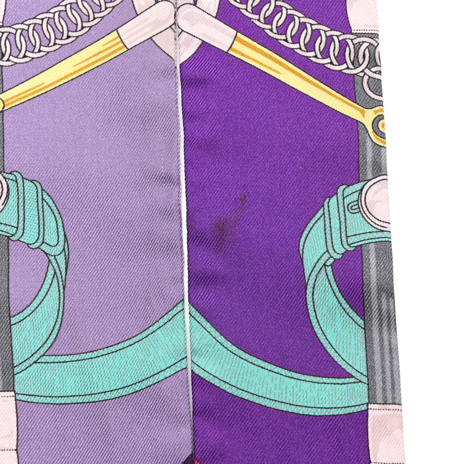 Hermes Silk Eperon d'Or Twilly 5 of 6
