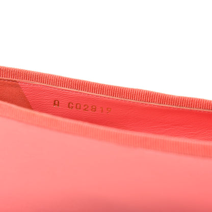 Chanel Lambskin Cap Toe CC Ballerina Flats 40 Pink 10 of 11