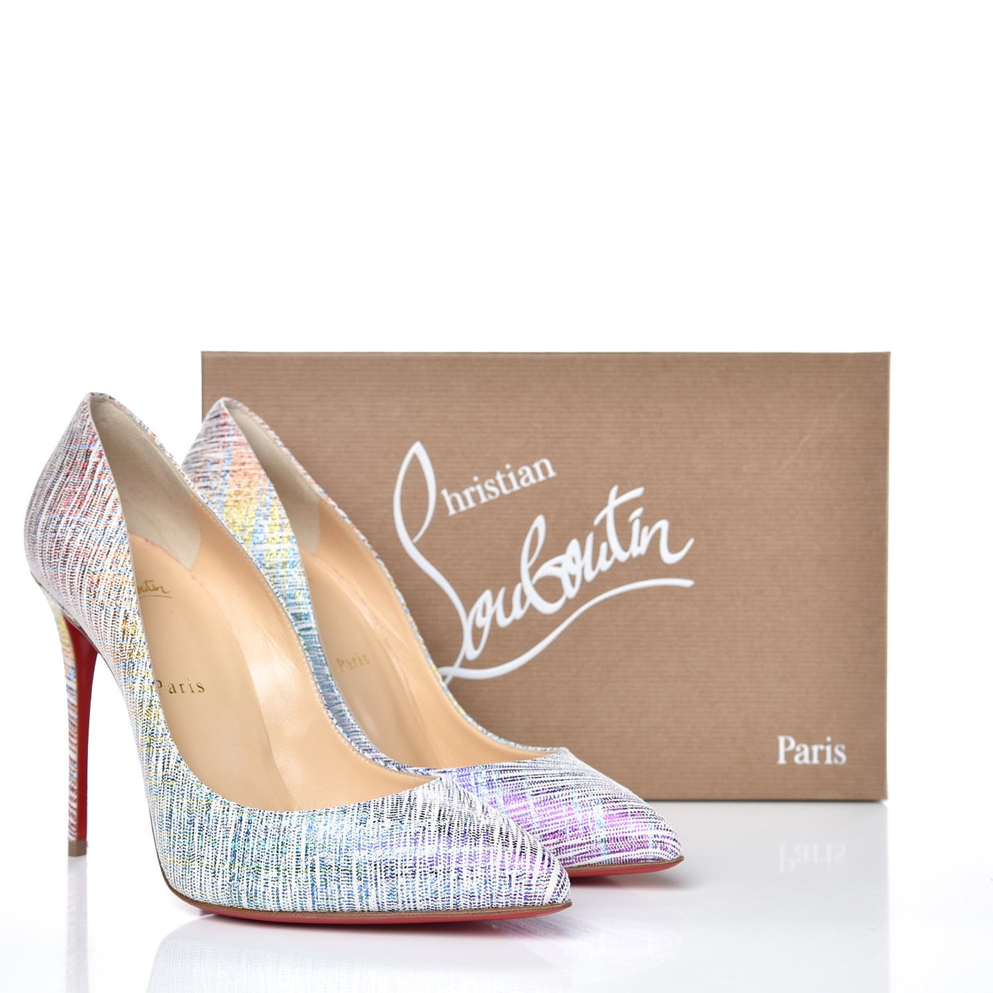 Suede Unicorn Pigalle Follies 100 Pumps 39.5 Multi