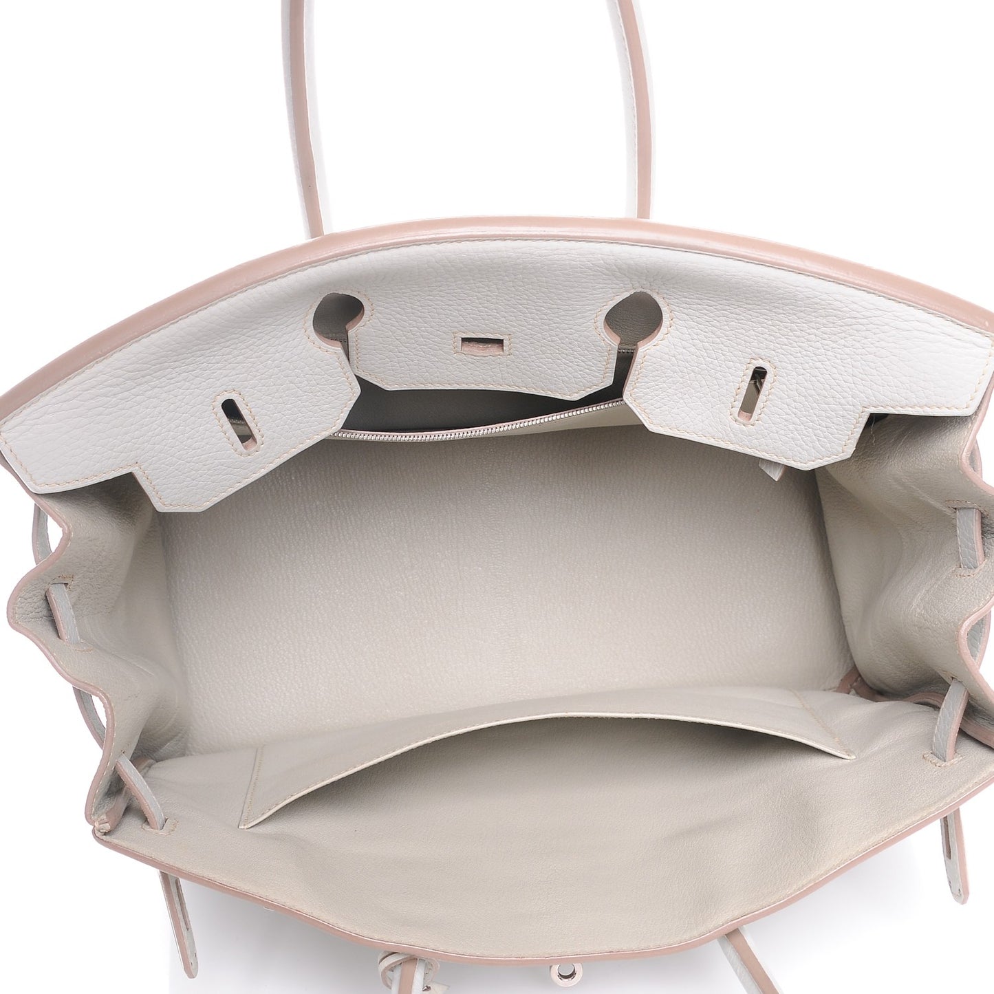 Taurillon Clemence Birkin 35 Gris Perle