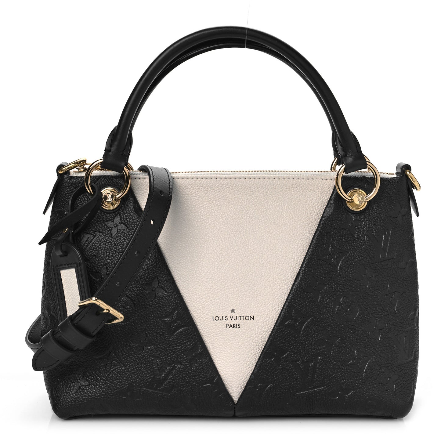 Empreinte V Tote BB Black Creme