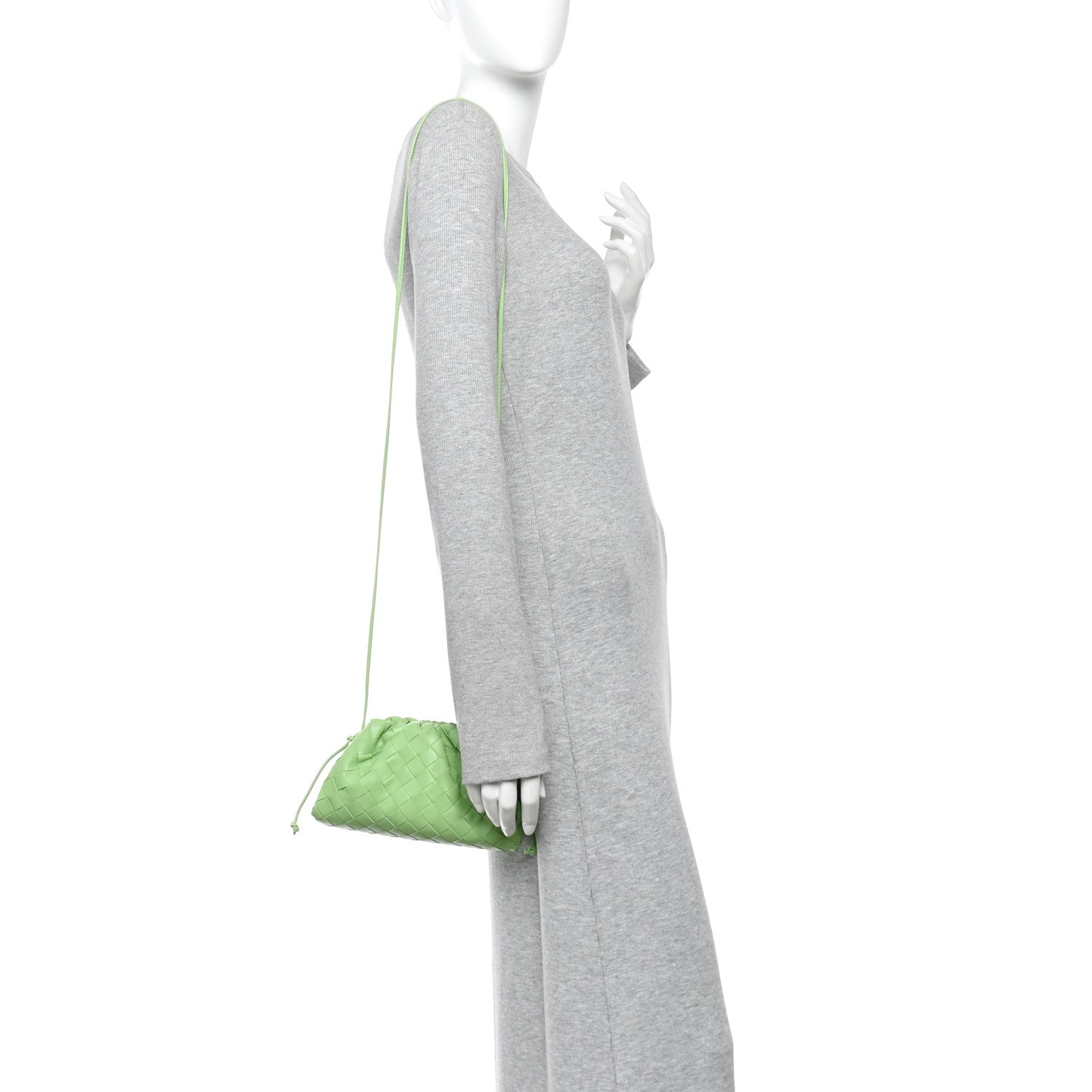Bottega Veneta Nappa Intrecciato The Mini Pouch Pistachio 1907280