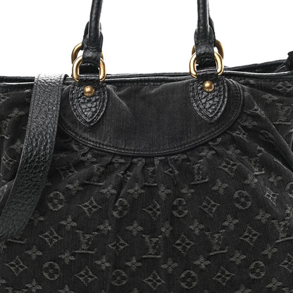 Louis Vuitton Denim Neo Cabby MM Black 8 of 12