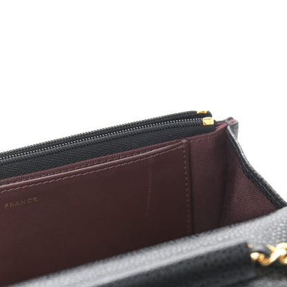Chanel Caviar Quilted Wallet On Chain WOC Black 11 of 11