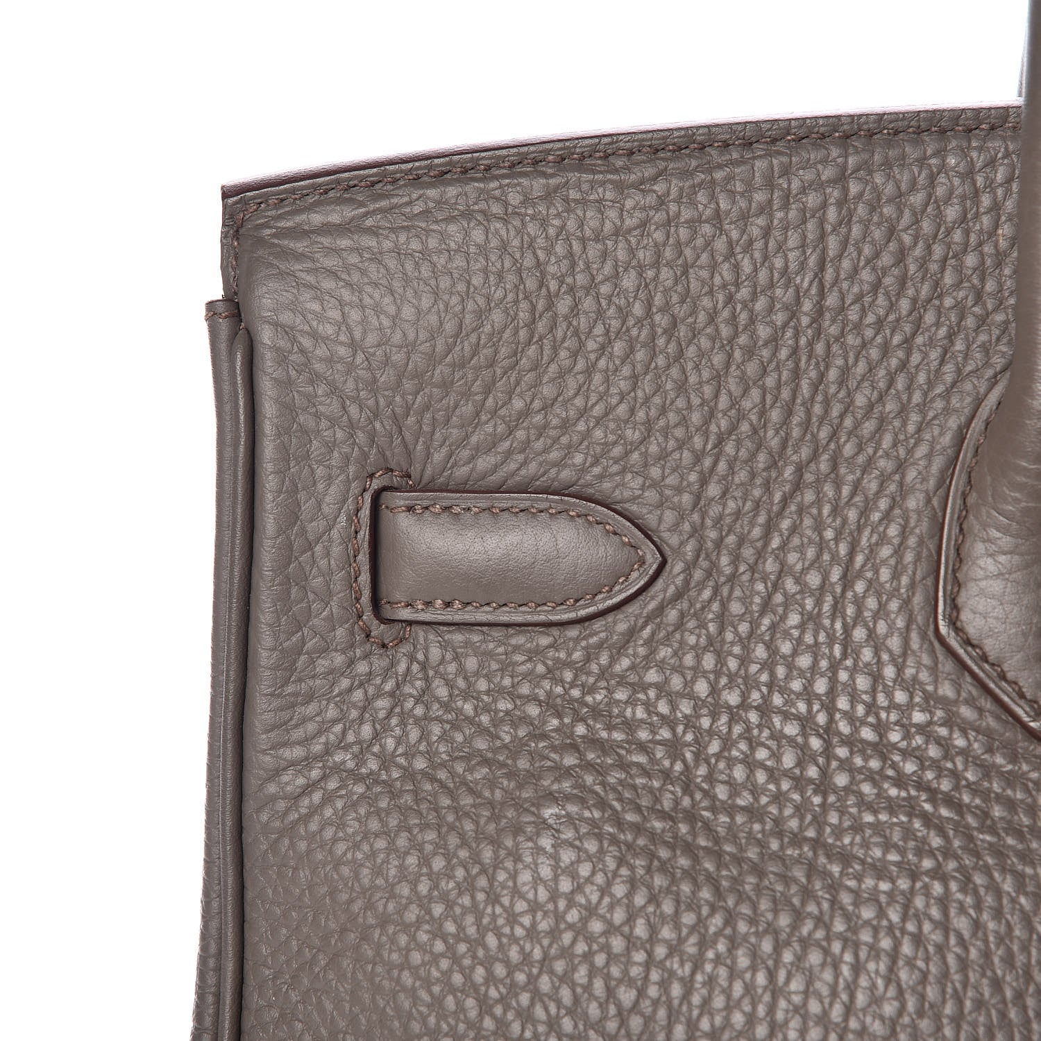 Hermes Taurillon Clemence Birkin 35 Taupe 31 of 33