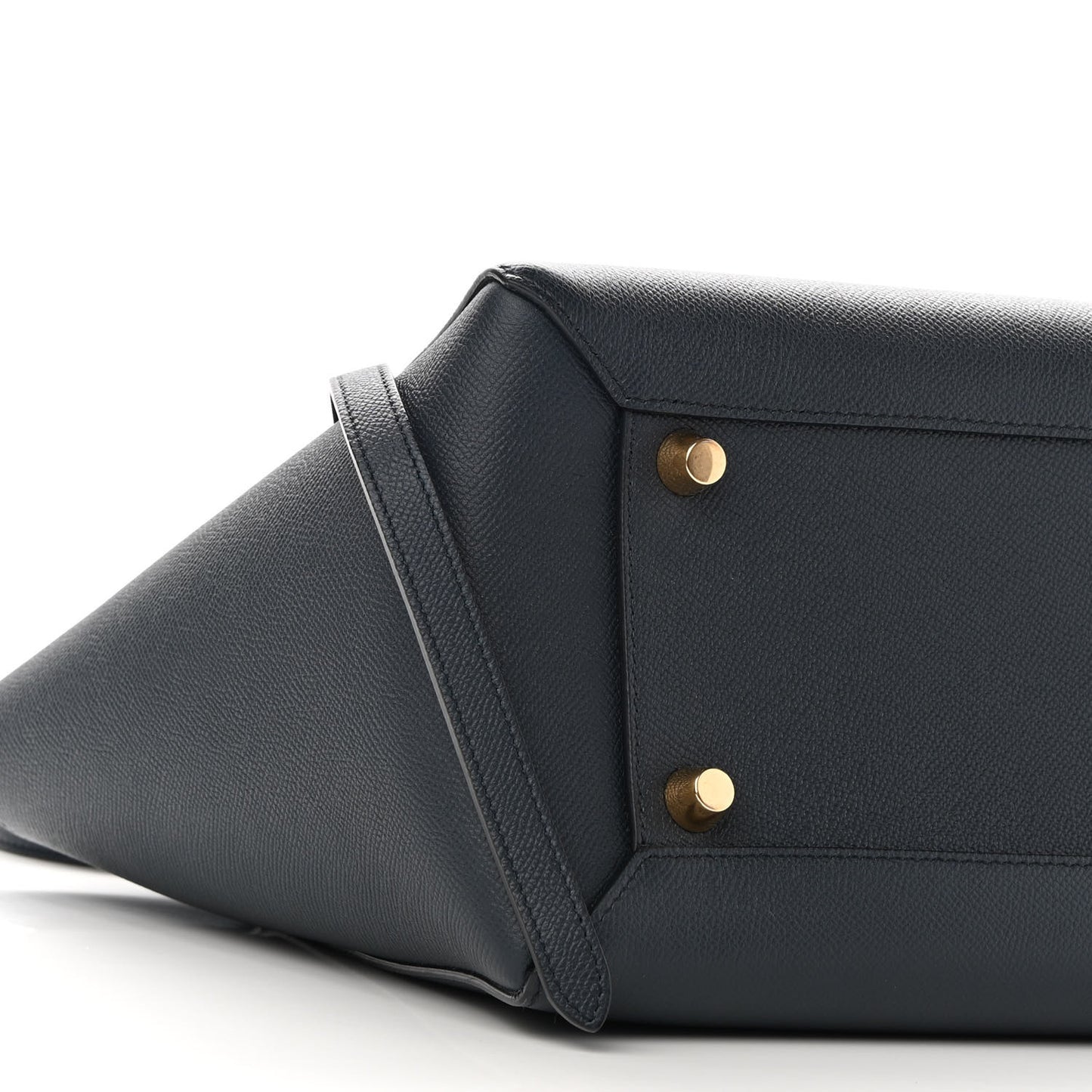 Grained Calfskin Mini Belt Bag Navy