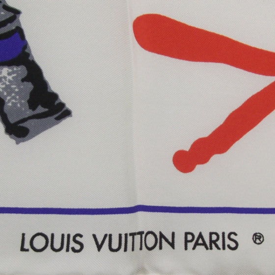 Louis Vuitton Silk Paint Scarf Multicolor 4 of 5