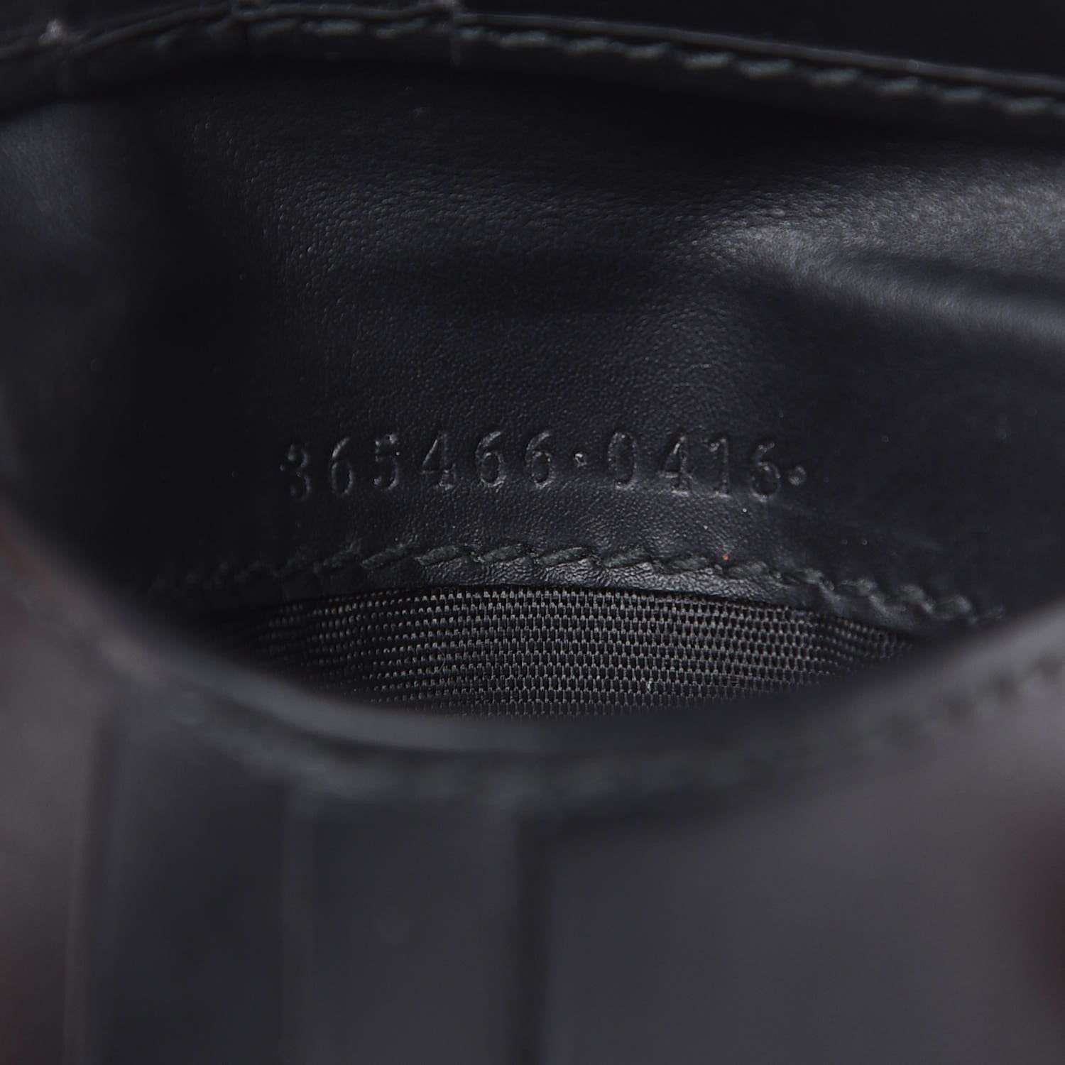 Gucci Guccissima Bi-Fold Wallet Black 7 of 9