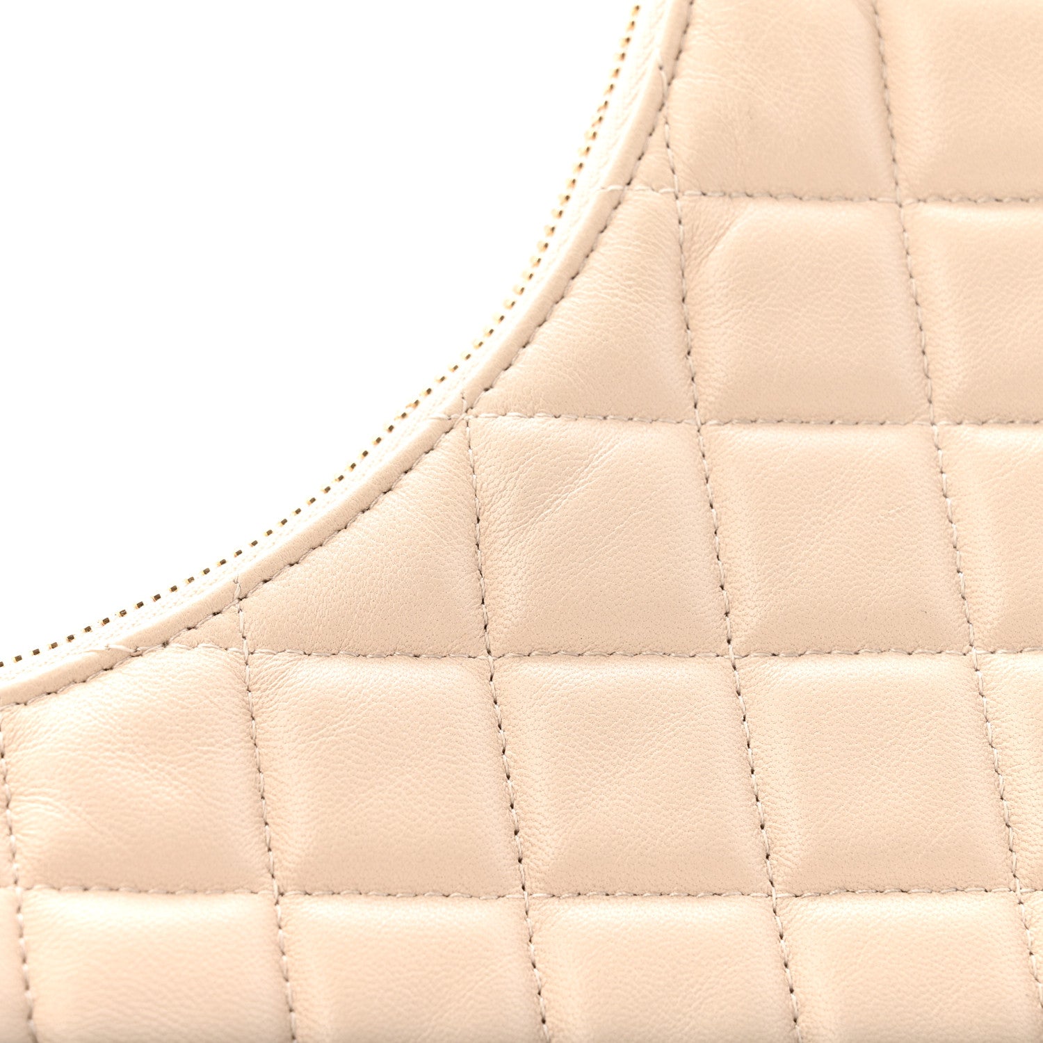 Chanel Lambskin Quilted Small Hobo Bag Light Beige 1848541