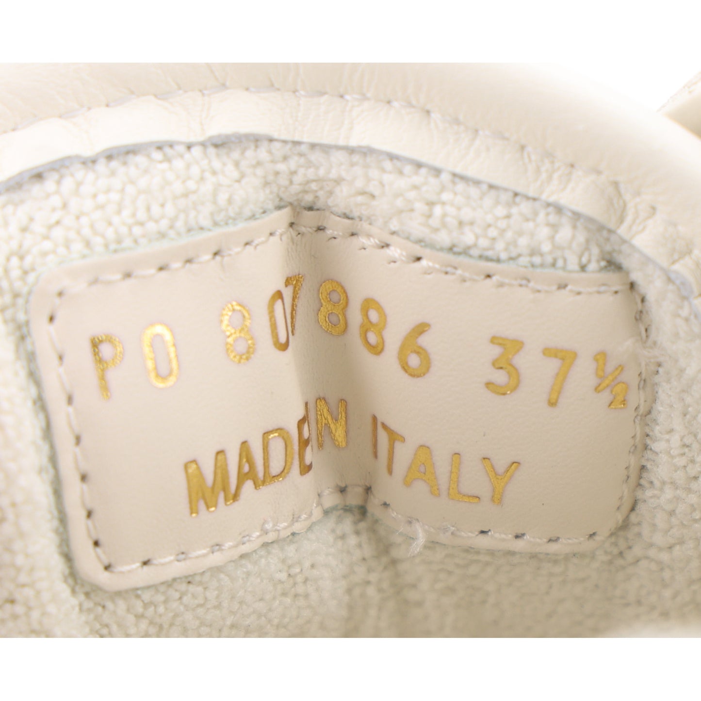 Calfskin Perforated Suede SL61 Sneakers 37.5 Blanc Optique