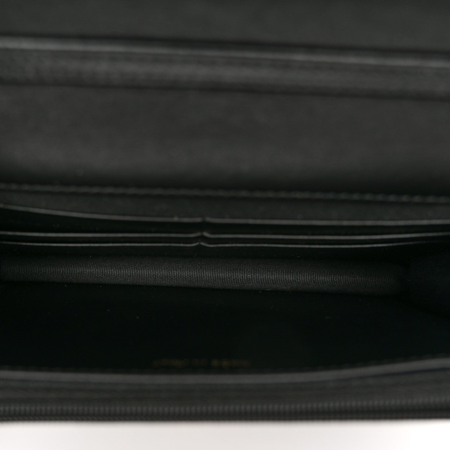 Chanel Caviar Quilted Camellia Wallet On Chain WOC Black 5 of 11