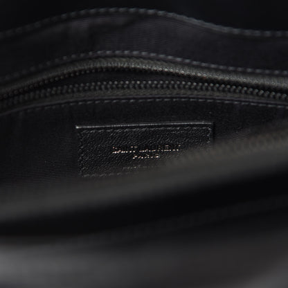 Saint Laurent Calfskin Y Quilted Monogram Medium Loulou Chain Satchel Black 9 of 12