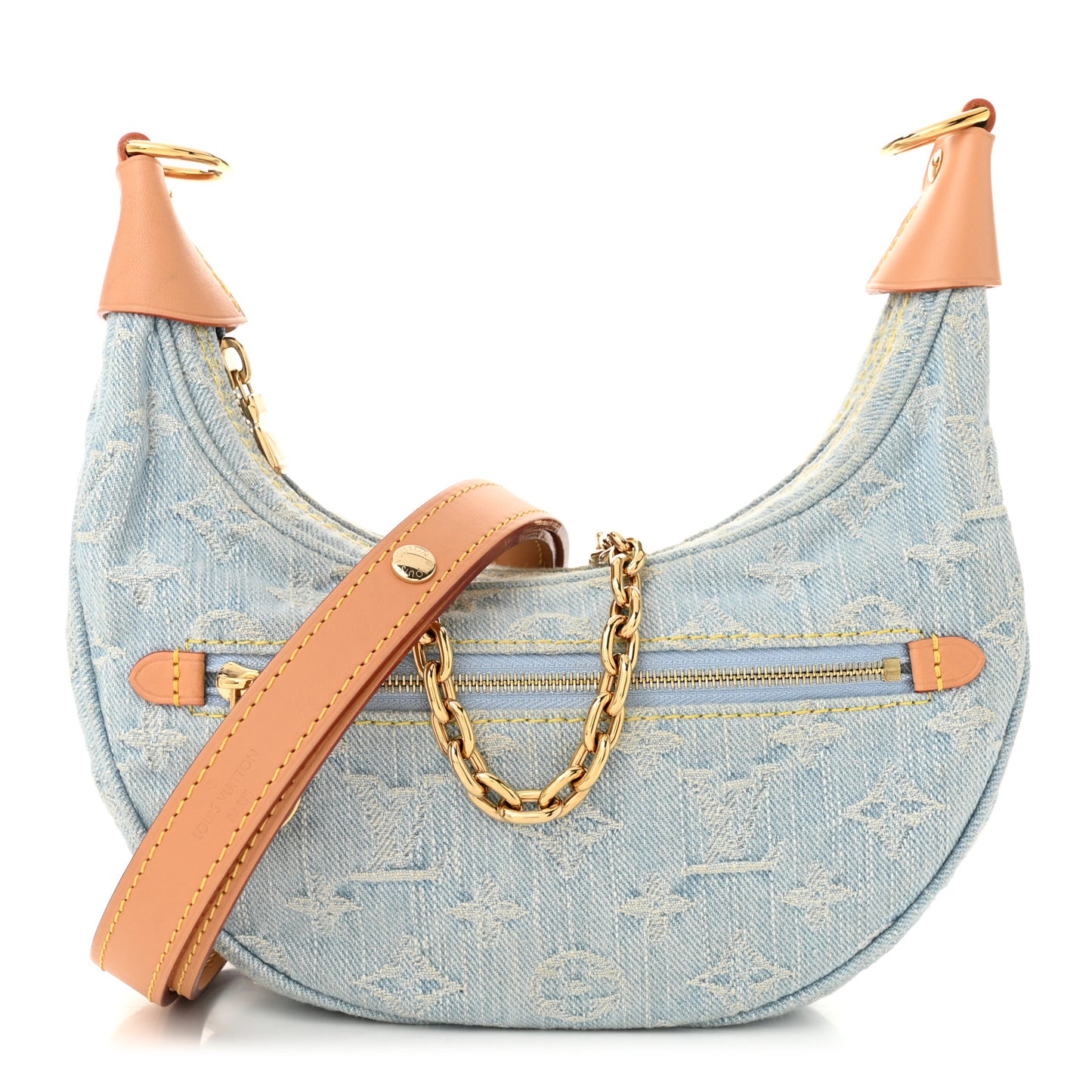 Monogram Denim Loop Sky Denim