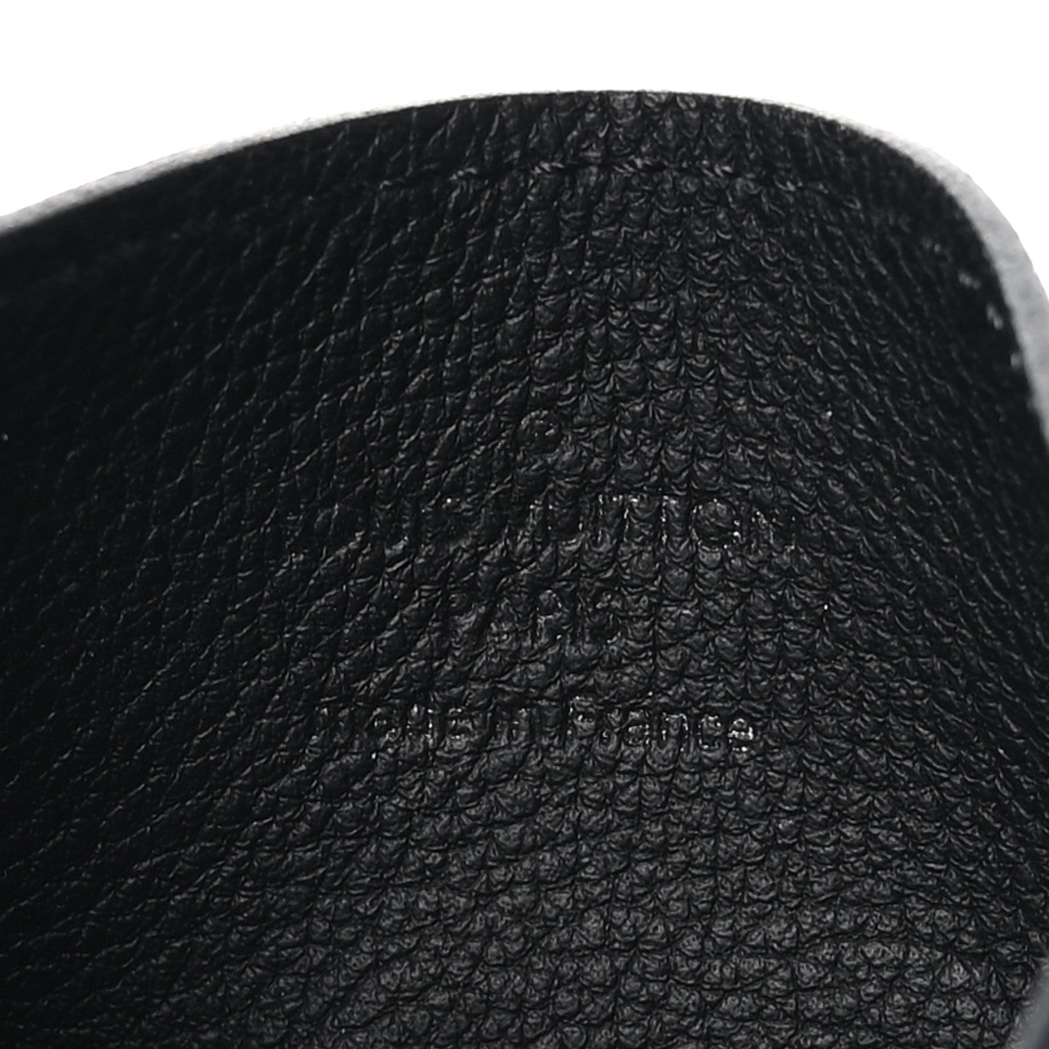 Louis Vuitton Calfskin Monogram Shadow Double Card Holder Black 6 of 7