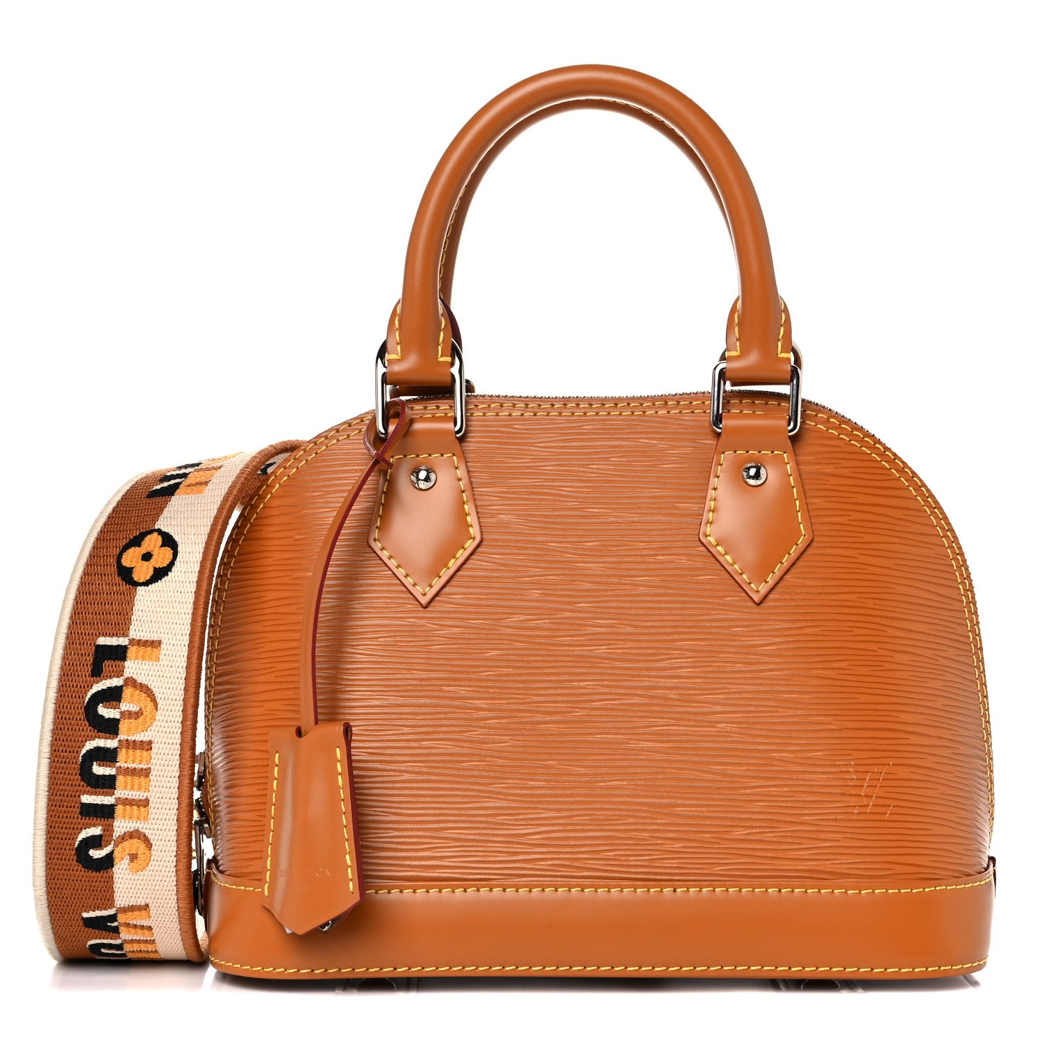 Louis Vuitton Epi Jacquard Alma BB Honey Gold 1 of 8